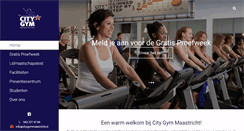 Desktop Screenshot of citygymmaastricht.nl